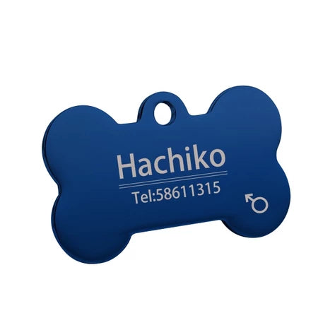 Personalized Engraved Pet ID Tag – Durable Aluminum Dog & Cat Name Tag