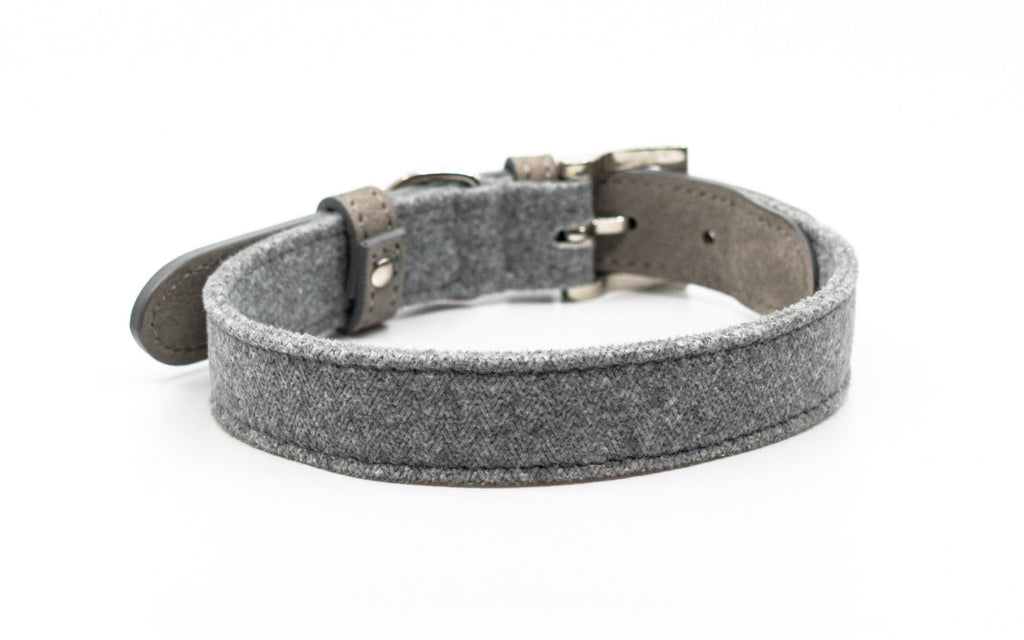Fabric & Leather Collar - Dalton