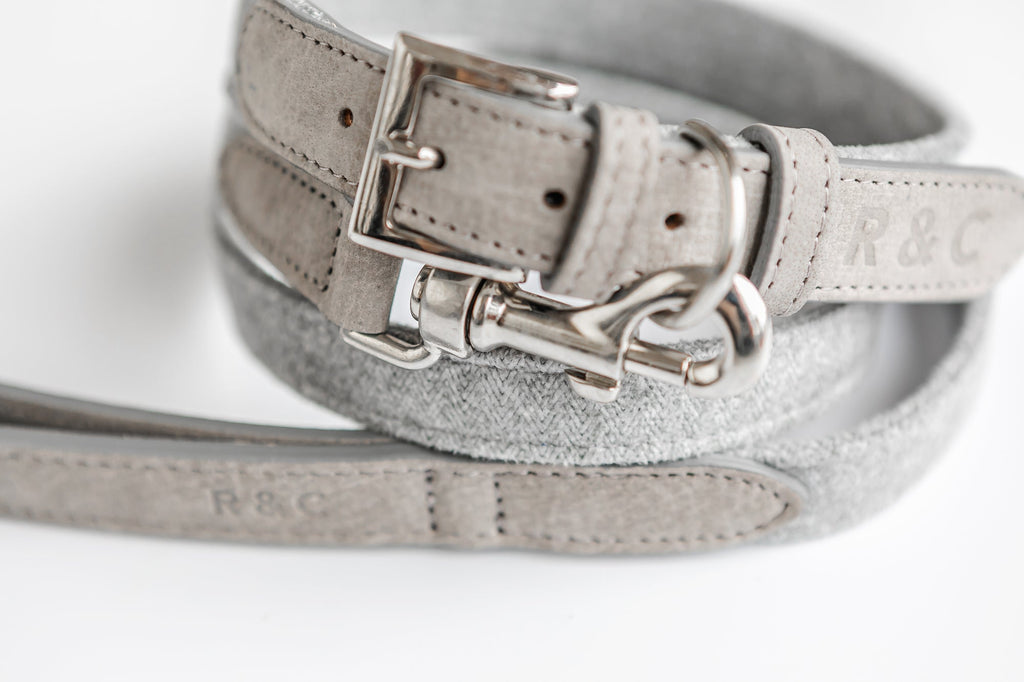 Fabric & Leather Collar - Dalton
