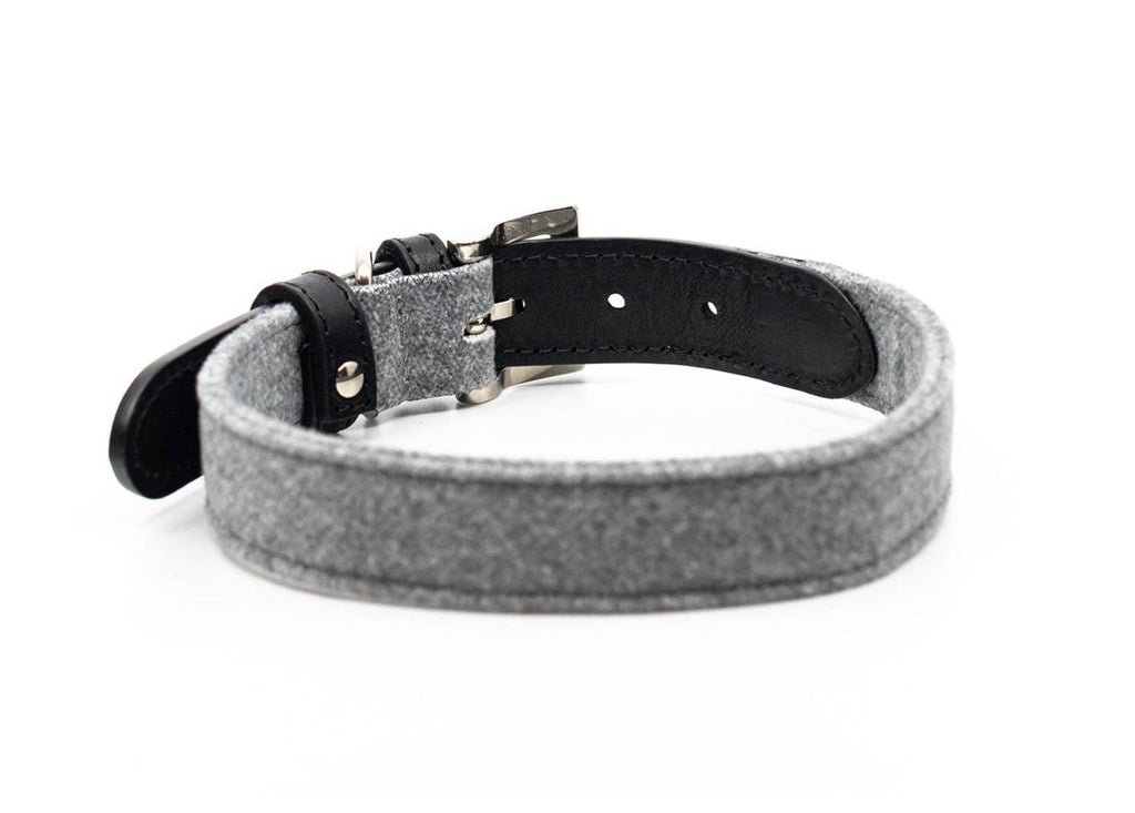 Fabric & Leather Collar - Eton