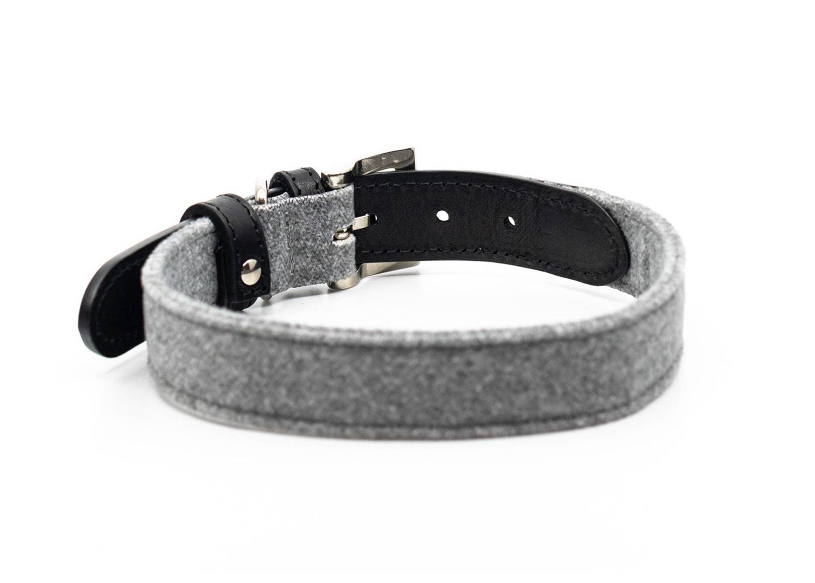 Fabric & Leather Collar - Eton
