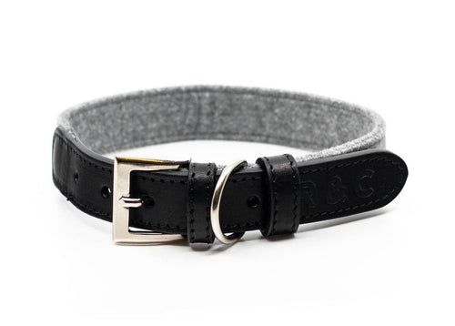 Fabric & Leather Collar - Eton