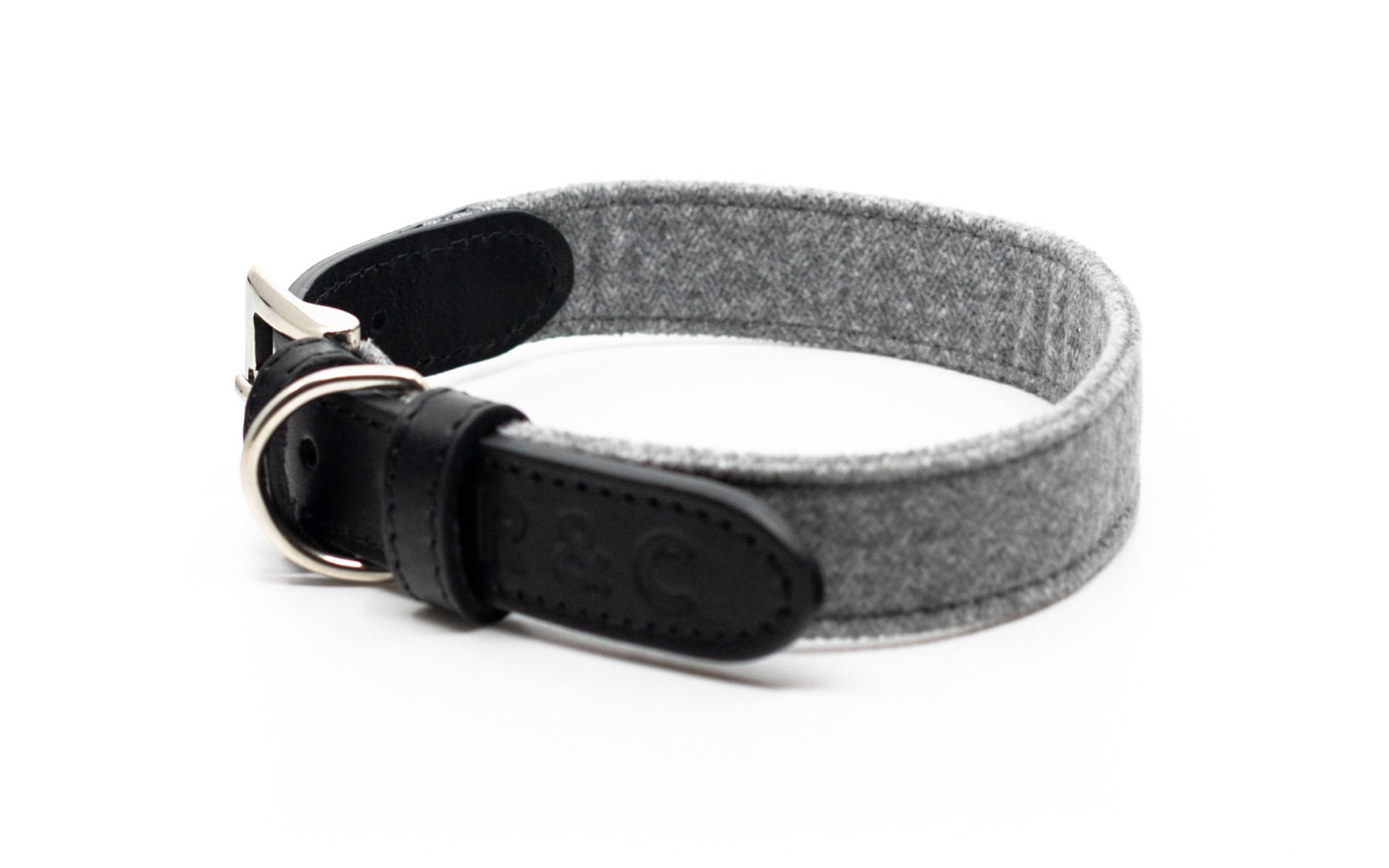 Fabric & Leather Collar - Eton