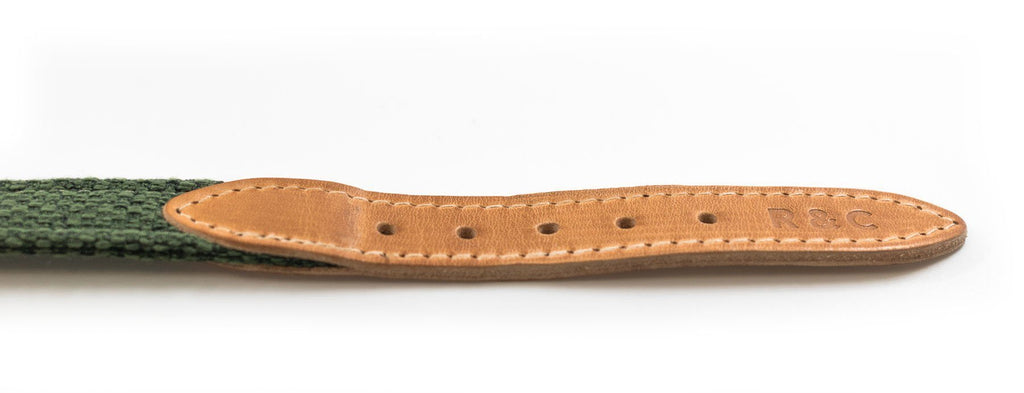 Fabric & Leather Collar - Richmond
