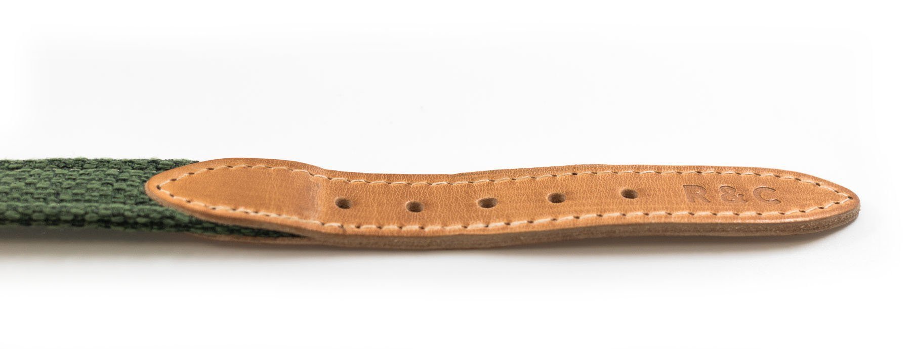 Fabric & Leather Collar - Richmond