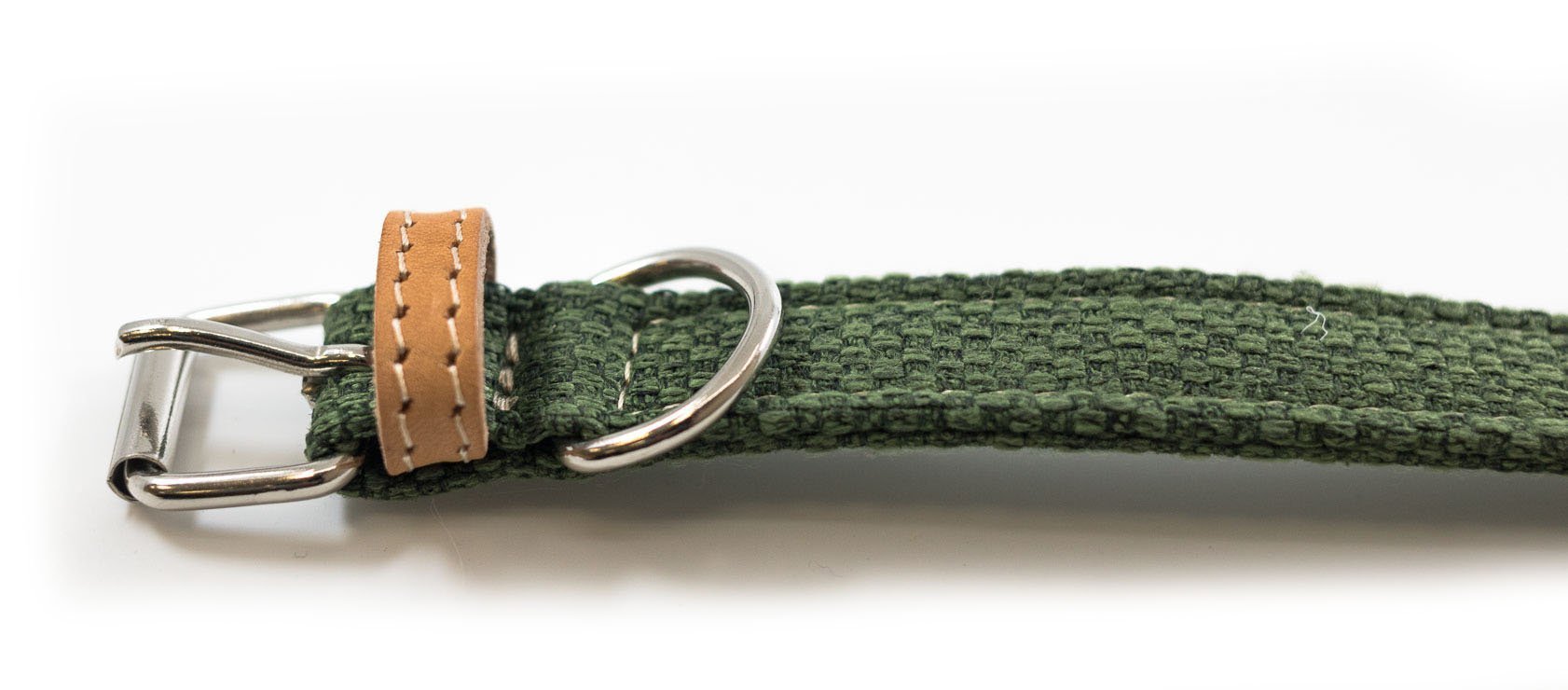 Fabric & Leather Collar - Richmond