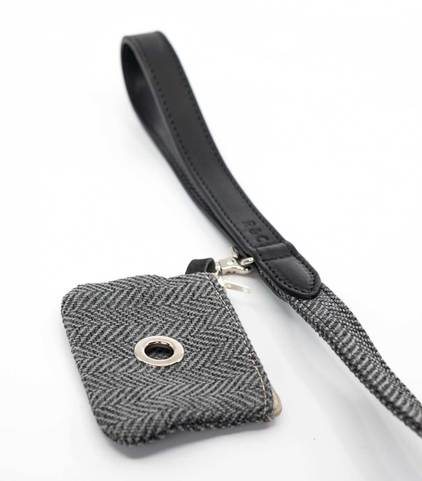 Herringbone Poo Bag Holder - Balmoral