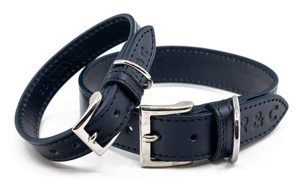 Italian Leather Collar - Rimini