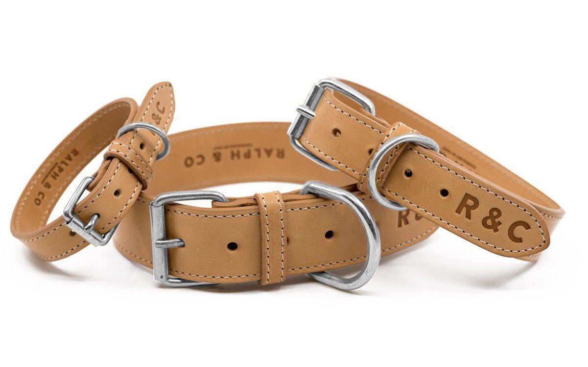Italian Leather Collar - Trieste