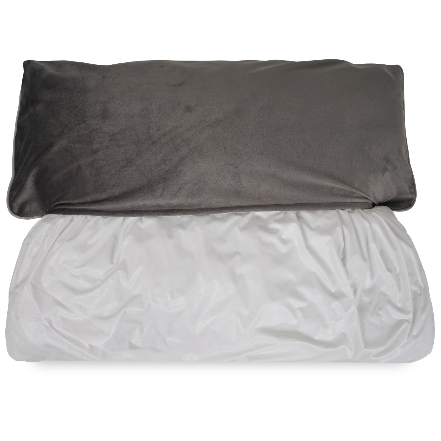 Luxury Memory Foam Crate Bed With Removable Covers | Grey